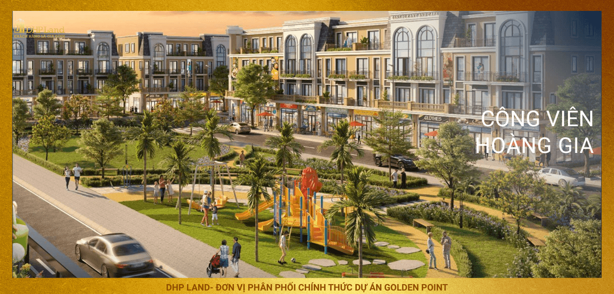Nhà Ở Xã Hội Golden Point Hải phòng- công viên hoàng gia