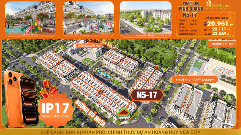 Hoàng Huy New City - phân tích vị trí- căn N5-17 Hoàng Huy New City - phân tích vị trí- căn N5-17