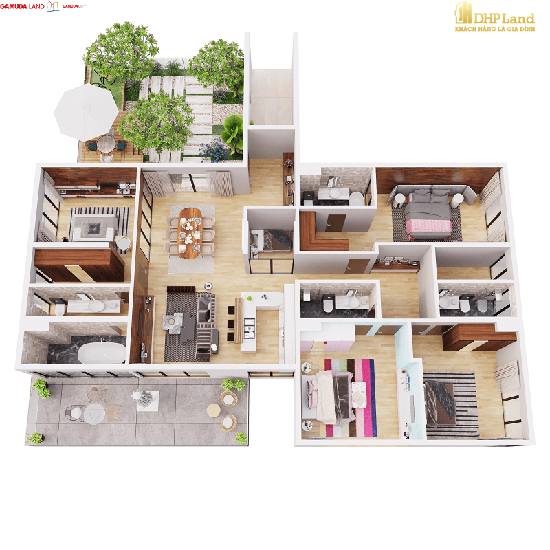 The Ambience | Gamuda Land Hải Phòng mẫu căn penhouse
