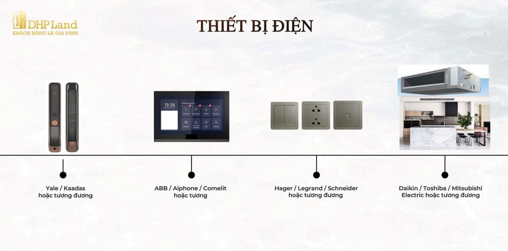 Hình ảnh thiết bị điện bàn giao tại the Ambience của Gamuda Land Hải Phòng