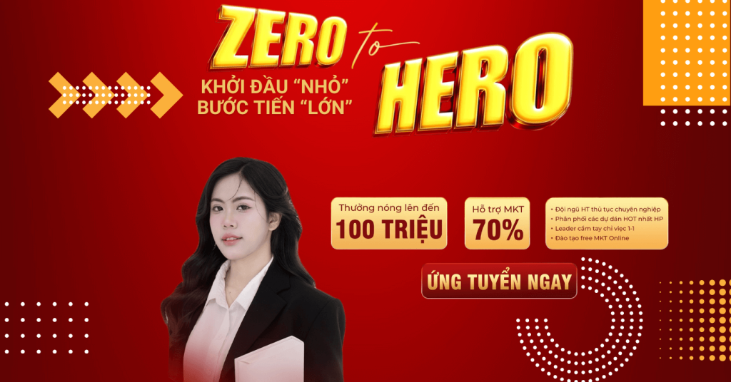 tuyển nhân viên bất động sản hải phòng