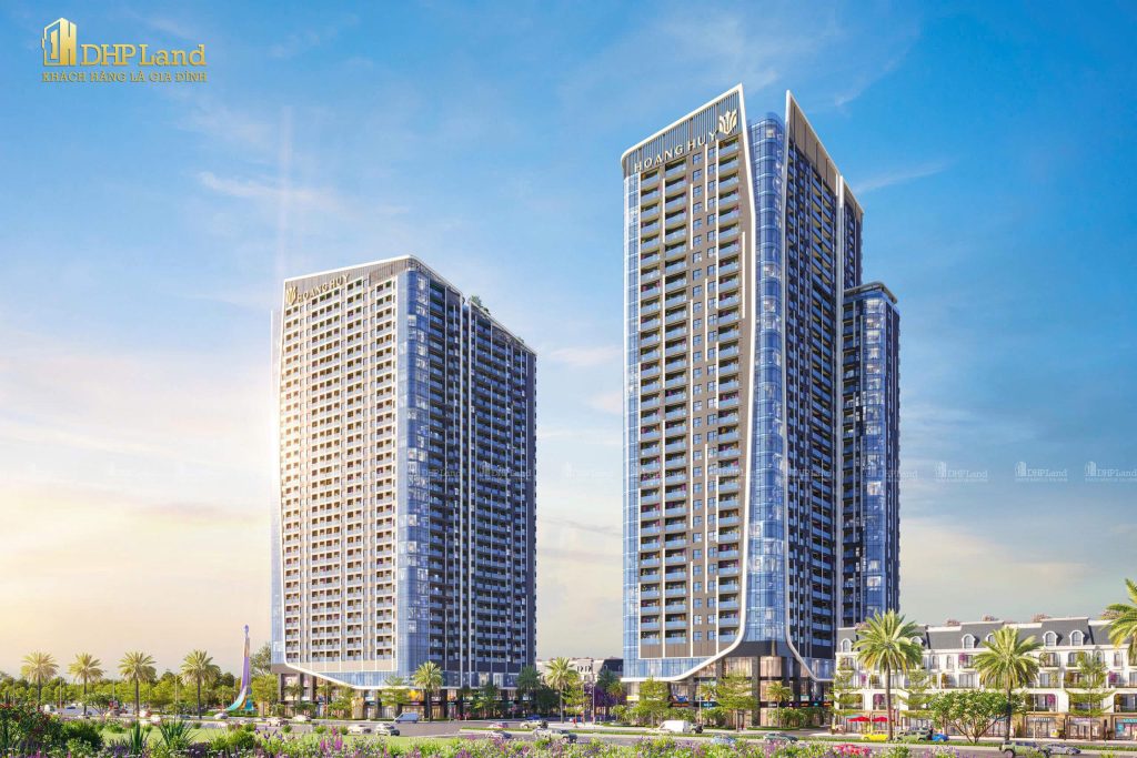 Chung cư Hoàng Huy New City Hải Phòng- hình ảnh phối cảnh trực diện