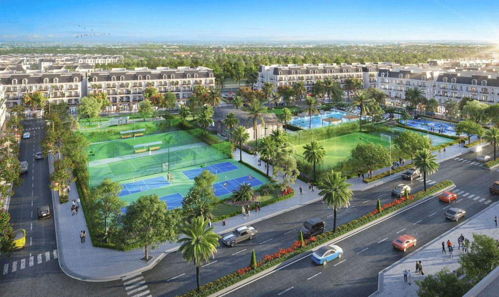 Hoàng Huy New City ảnh sân thể thao
