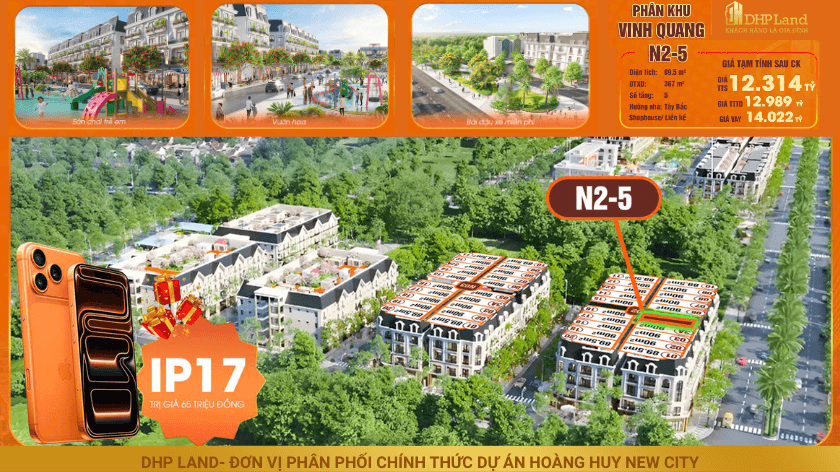 Hoàng Huy New City- phân tích vị trí căn N2-5
