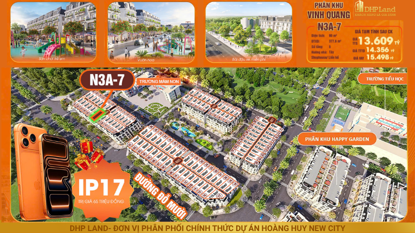 Hoàng Huy New City- Vị trí căn N3A-7 Hoàng Huy New City- Vị trí căn N3A-7
