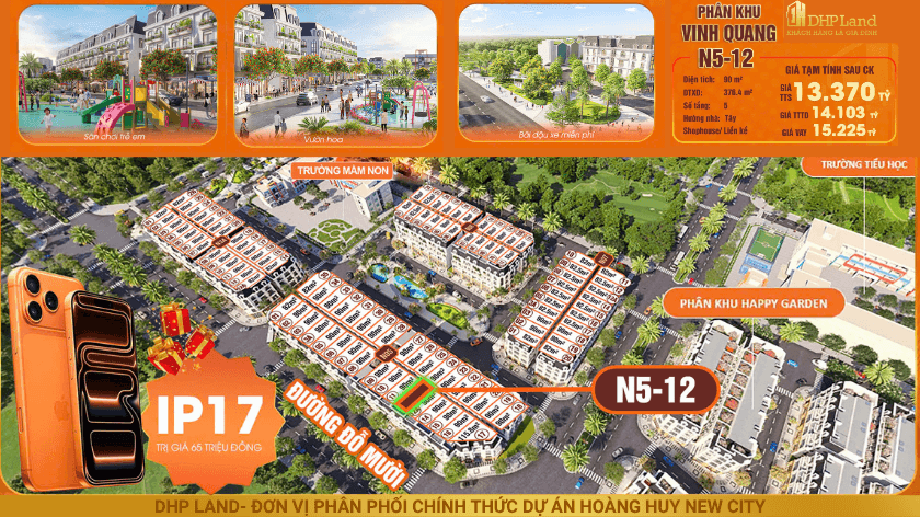 Hoàng Huy New City- vị trí chi tiết căn N5-12