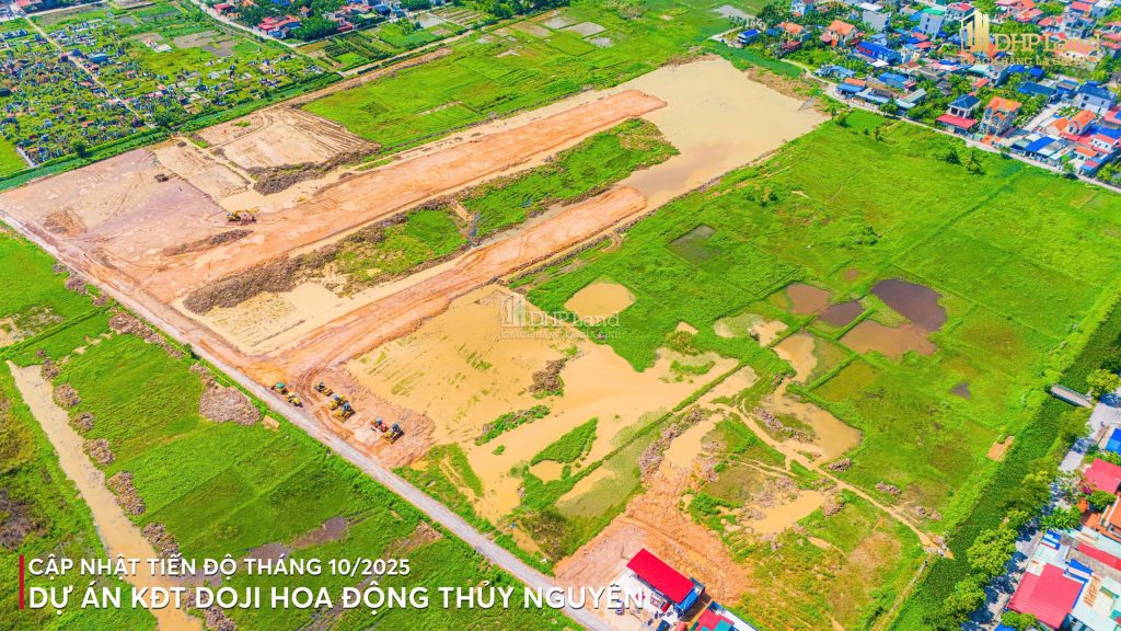 Tiến độ dự án Doji Emerald Symphony- Doji hoa động Thủy Nguyên