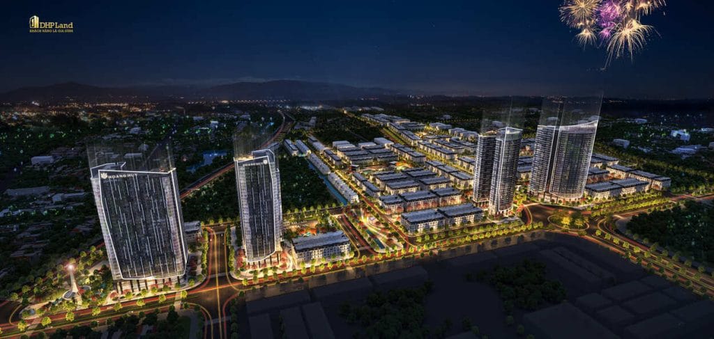 Hình ảnh 4 tòa Chung cư Hoàng Huy New City 