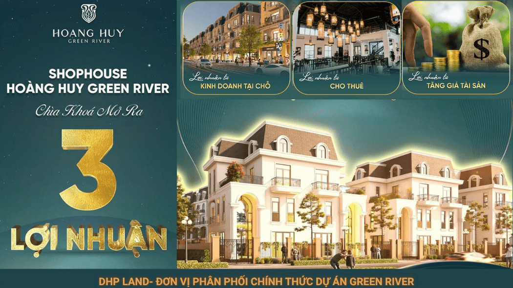 Shophouse Hoàng Huy Green River