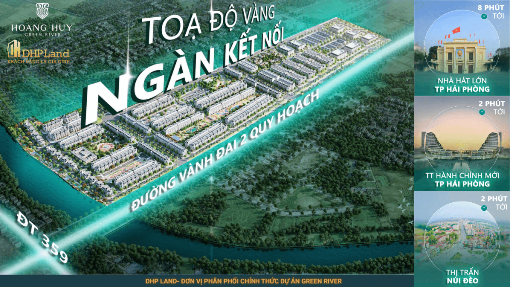 vị trí Hoàng Huy Green River