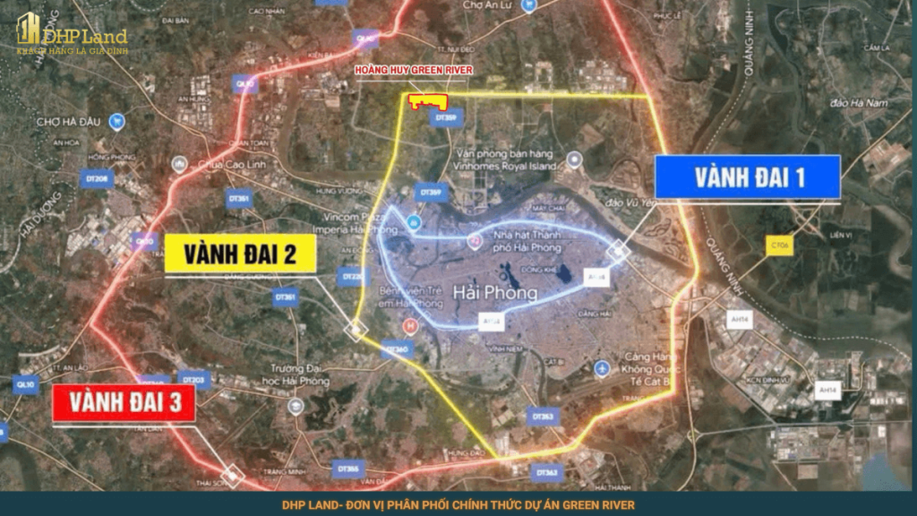 Hoàng Huy Green River được hưởng lợi trực tiếp từ các dự án hạ tầng lớn