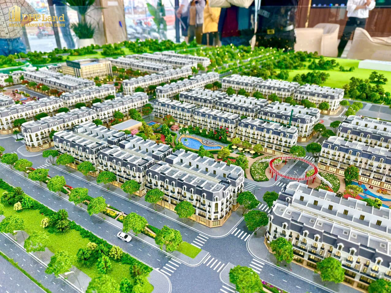phân khu Central park Hoàng Huy Green River | Hình ảnh sa bàn 1