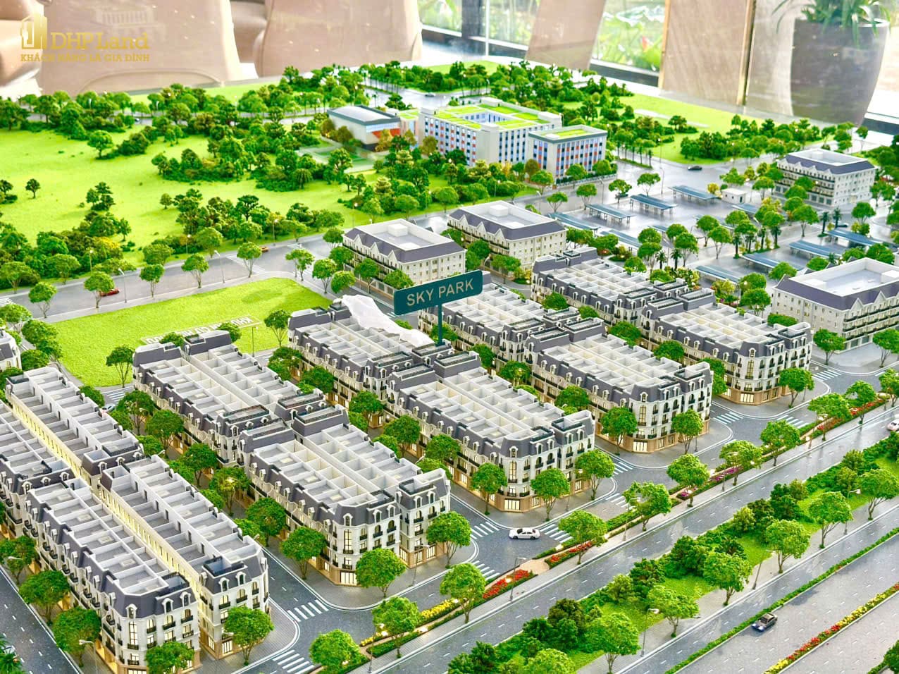 phân khu sky Park Hoàng Huy Green River | Hình ảnh sa bàn 