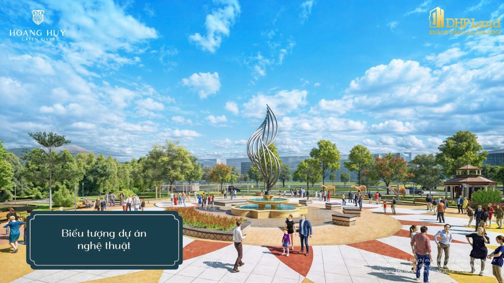 tiện ích Hoàng Huy Green River | tiện ích công viên nghệ thuật