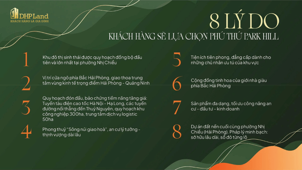 Phú Thứ Park Hill- Lý do nên mua