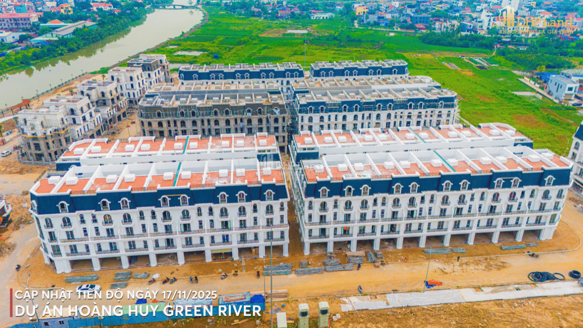 Hình ảnh shophouse liền kề tại Hoàng Huy Green River- phân khu River Park