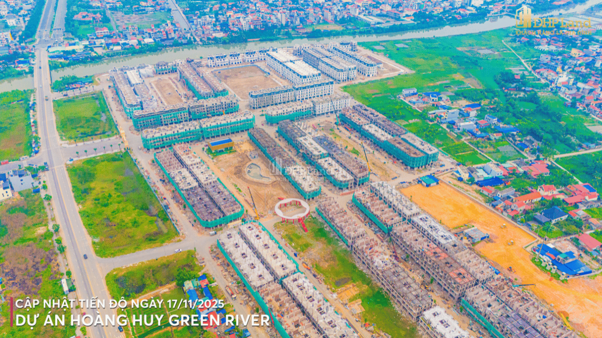 Tiến độ Hoàng Huy Green River- Hình ảnh tổng quan dự án 