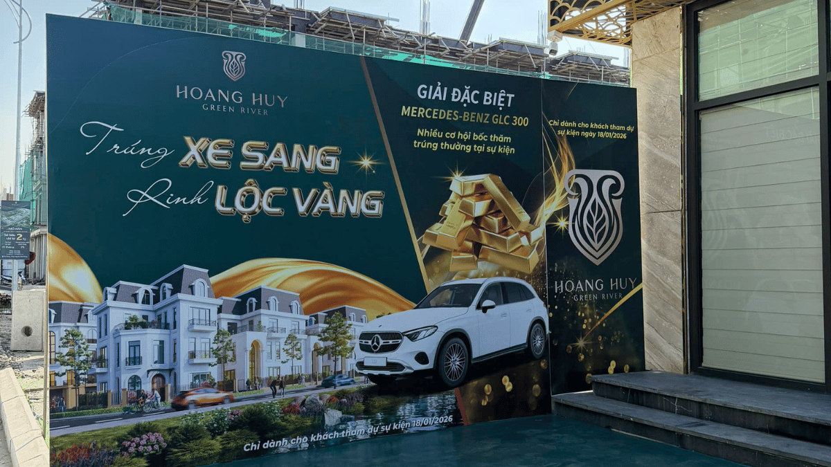 Hình ảnh Chương Trình Ưu Đãi sắp diễn ra tại điểm bán hàng dự án Hoàng Huy Green River