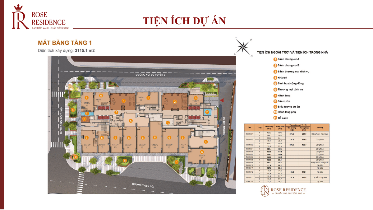 Hoàng Huy Commerce- tiện ích dự án Rose Residence