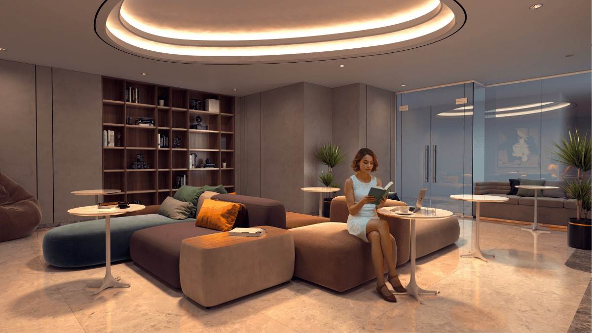 Hoàng Huy Commerce- tiện ích dự án Rose Residence- phòng đọc sách