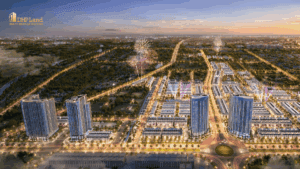Chung cư Hoàng Huy New City - quang cảnh ban đêm