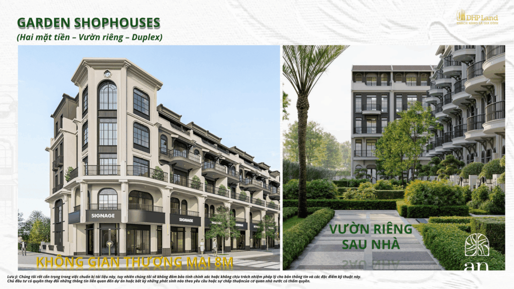 Dự Án An Maison 226 Lê Lai-garden shophouse