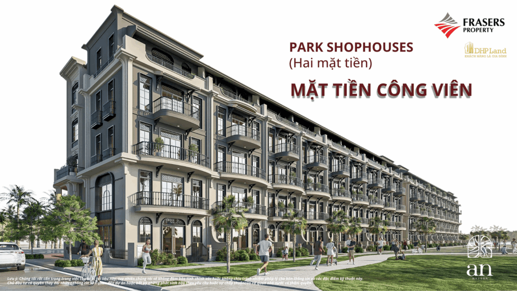 Dự Án An Maison 226 Lê Lai-park-shophouse 2