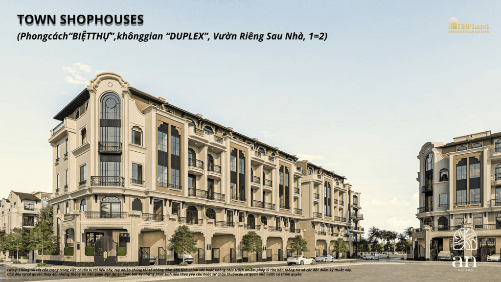 Dự Án An Maison 226 Lê Lai-Town shophouse