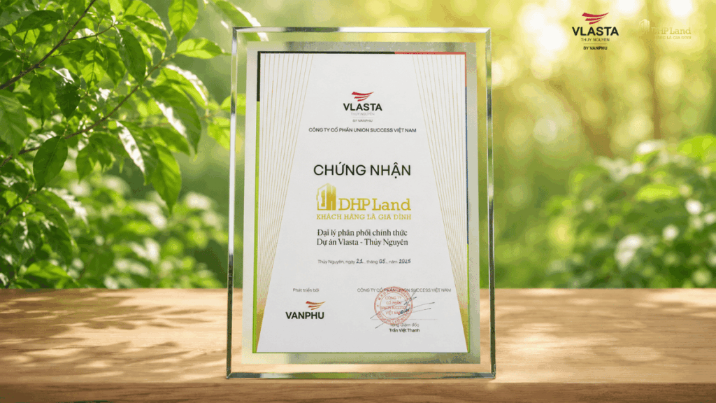 Vlasta Thủy Nguyên chứng nhận đại lý phân phối F1