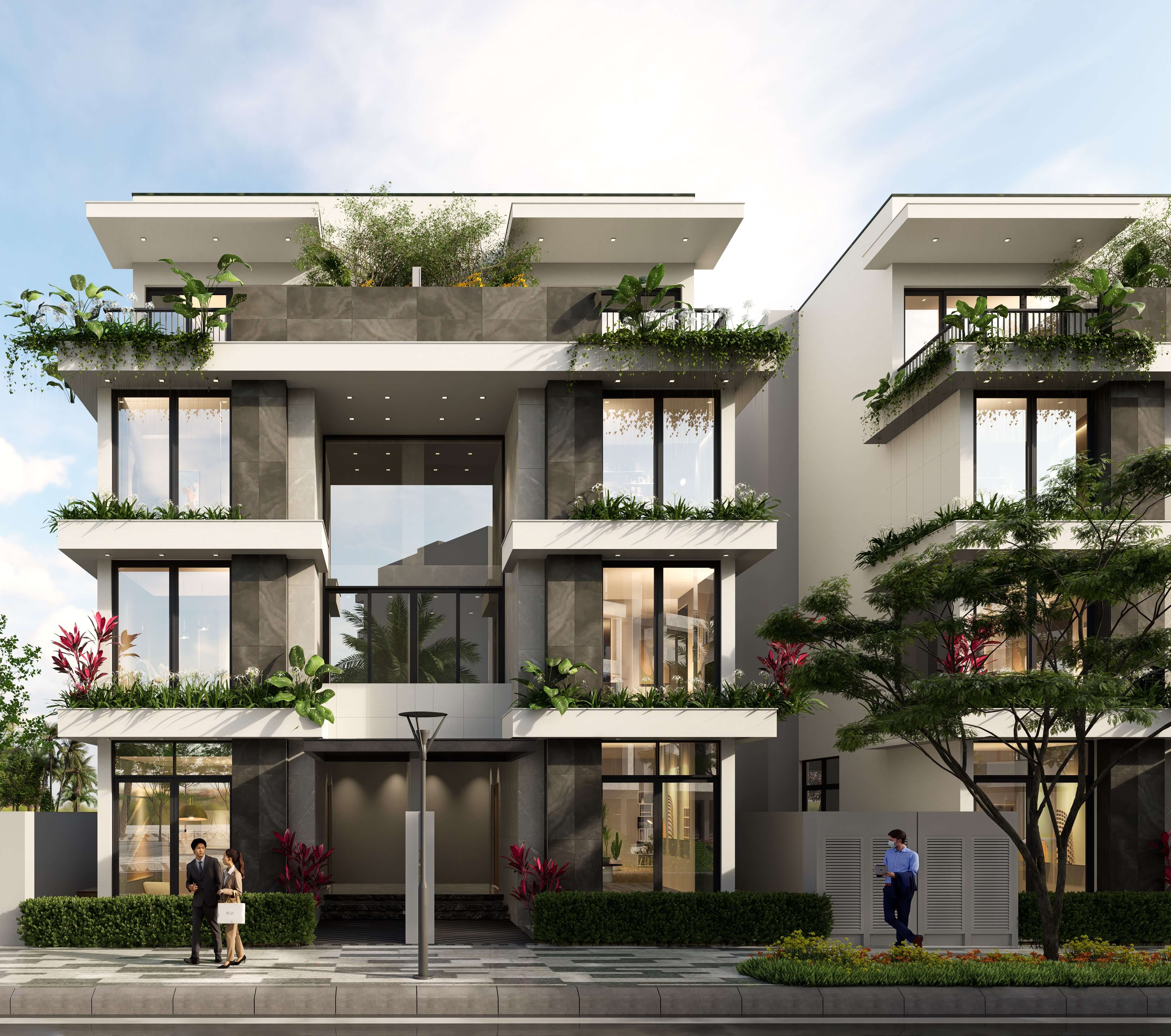 Bạch Đằng 1288 - Hải Phòng- thiết kế biệt thự song lập