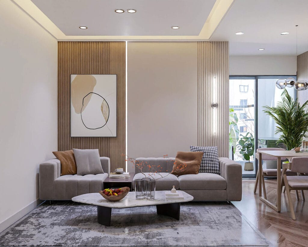 thiết kế nhà ở xã hội him lam- căn 1 phòng ngủ- phòng khách- căn 36m