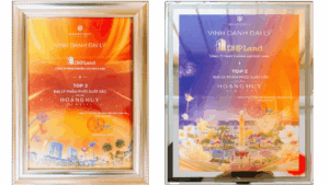 chung nhan phan phoi top 2 Chung cu Hoang Huy New City