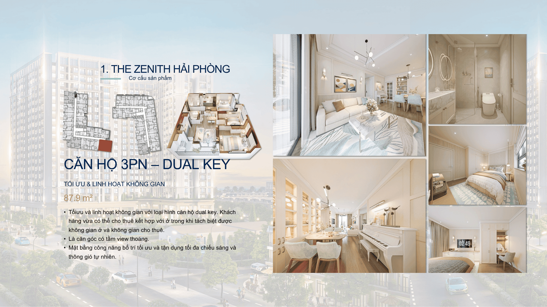 The Zenith Hải Phòng căn dual key